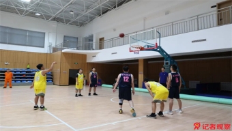 篮球比赛建纽带、警企共建传友谊