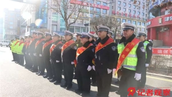 长治市公安局故县分局与首钢长钢公司联合对辖区“三零”单位创建及禁毒工作进行调研指导