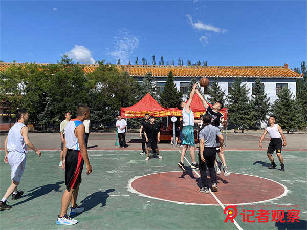 同发东周窑煤业公司工会开展“夏季热力杯”员工篮球赛活动 (2)