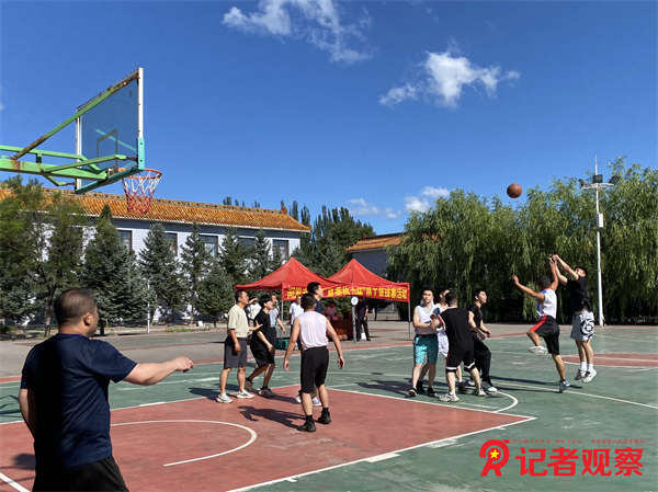 同发东周窑煤业公司工会开展“夏季热力杯”员工篮球赛活动 (3)